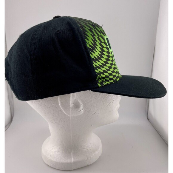Mojang Minecraft Creeper Hat Cap Youth Green Black Adjustable Snapback OSFM - Picture 4 of 5